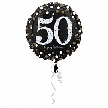 Balon Hel Folia 50 Urodziny 45 cm Anagram