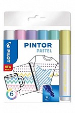Marker Pilot Pintor Set Pastel Mix 6kol
