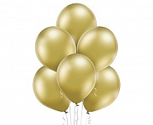 Balon Hel Złoto Metaliczne chromowane Sztuka 30cm BelBal
