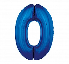 Balon Foliowy Hel 0 Niebieski 92cm