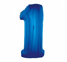 Balon Foliowy Hel 1 Niebieski 92cm