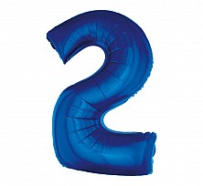 Balon Foliowy hel 2 Niebieski 92cm