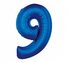 Balon Folia Godan Hel 9 Niebieski 92cm