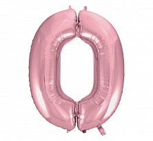 Balon Foliowy hel 0 Jasno różowy 92cm