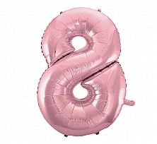 Balon Foliowy HEL 8 Jasno różowa 92cm