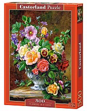 Puzzle 500 Flowers In V 52868 Castorland