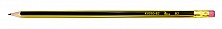 Ołówek Z Gumką 2b Kv050-b2 Tetis