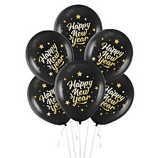 Balony Lateks Happy New Year Party Sztuk