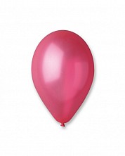 Balon lateks Metal Czerwony 1 sztuka