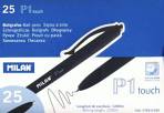 Długopis czarny P1 Rubber Touch